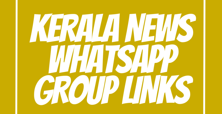 Kerala News WhatsApp Group Links