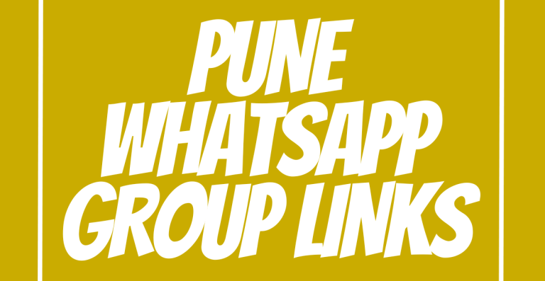 Pune WhatsApp Group Links