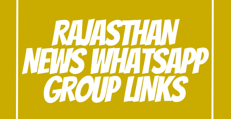 Rajasthan News WhatsApp Group Links