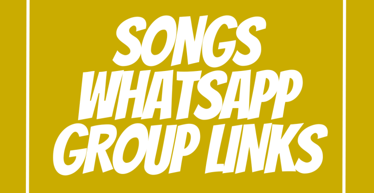 Songs WhatsApp Group Links