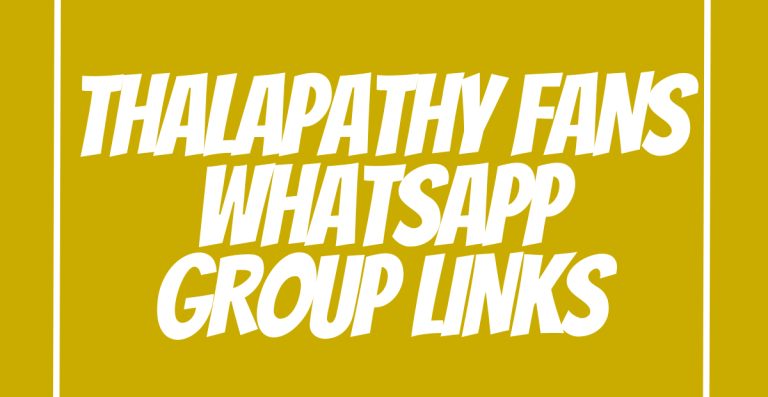 Thalapathy Fans WhatsApp Group Links