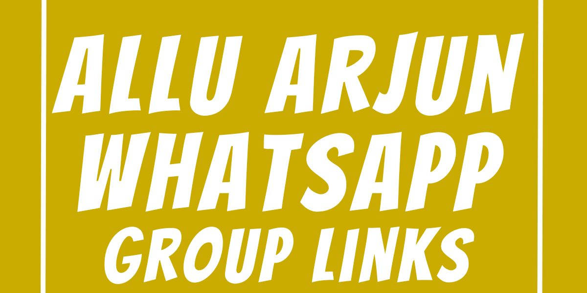 Allu Arjun WhatsApp Group Links