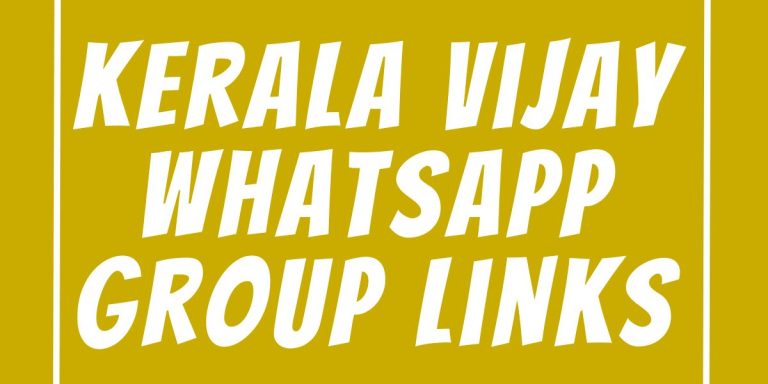 All Kerala Vijay Fans WhatsApp Group Links