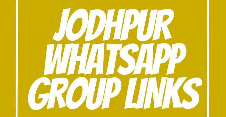 Jodhpur WhatsApp Group Links