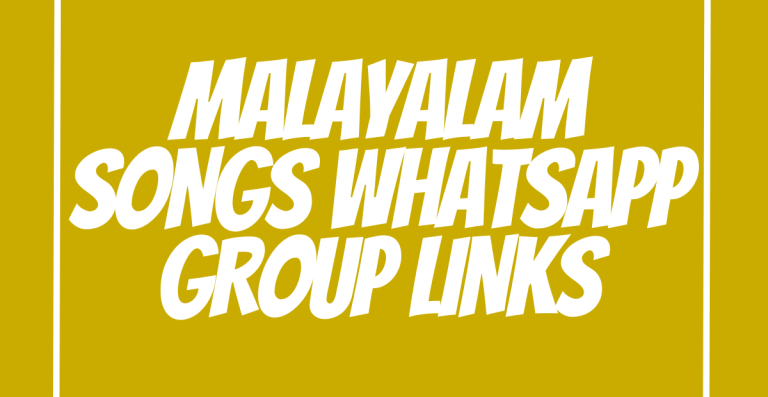 Malayalam Songs WhatsApp Group Links